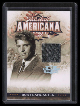 2008 Donruss Threads Baseball Americana Materials Burt Lancaster Relic 200/500
