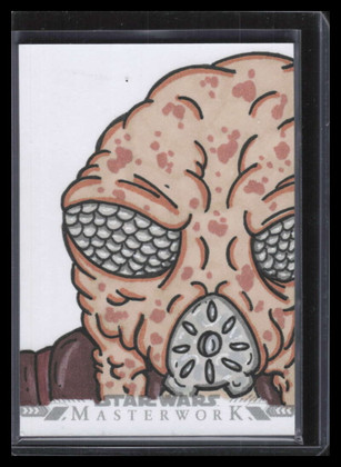 2022 Topps Star Wars Masterwork Sketches NNO Bobby Blakey Sketch Auto 1/1