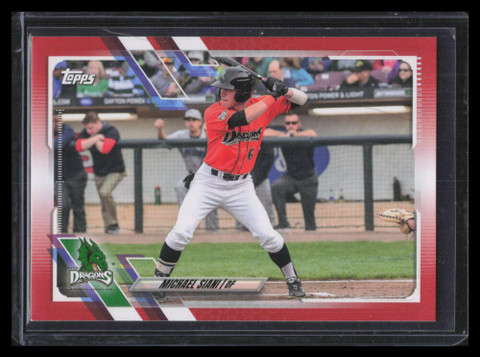 2021 Topps Pro Debut Red pd144 Michael Siani Rookie 9/10