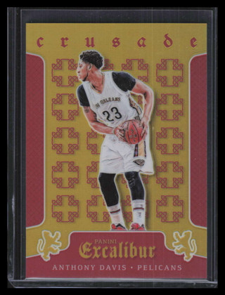 2015-16 Panini Excalibur Crusade Red 77 Anthony Davis 20/149