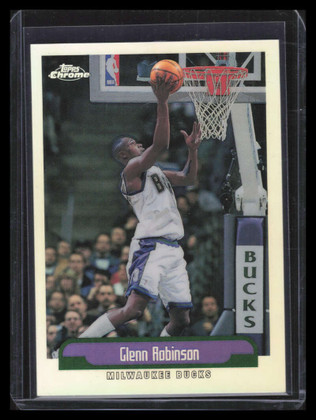 1999-00 Topps Chrome Refractor 81 Glenn Robinson