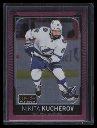 2021-22 O-Pee-Chee Platinum Preview Matte Pink PNK Nikita Kucherov 22/99
