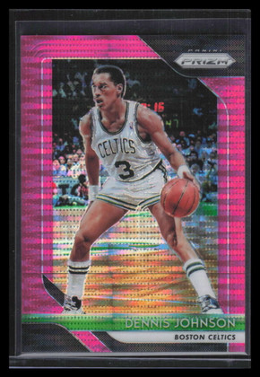 2018-19 Panini Prizm Prizms Pink Pulsar Refractor 245 Dennis Johnson 32/42