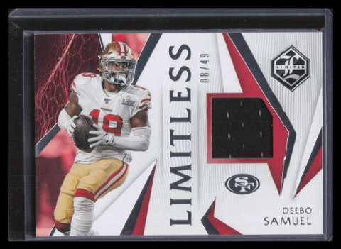 2020 Limited Limitless Materials Silver Spotlight 7 Deebo Samuel Jersey 8/49