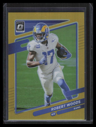 2021 Donruss Optic Gold Refractor 183 Robert Woods 6/10