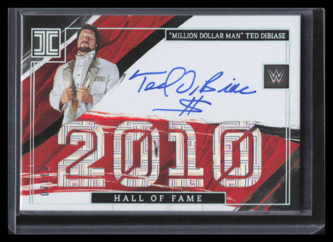 2022 Panini Impeccable HOF Signatures Million Dollar Man Ted DiBiase Auto 7/10
