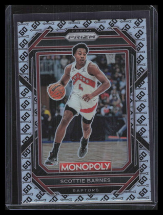 2022-23 Panini Prizm Monopoly Go Refractor 84 Scottie Barnes