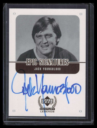 1999 Upper Deck Century Legends Epic Signatures JY Jack Youngblood Auto