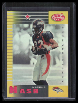 1999 Leaf Certified Mirror Gold 30 Marcus Nash 40/45