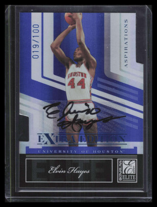 2007 Donruss Elite Extra Edition Signature Aspirations Elvin Hayes Auto 19/100