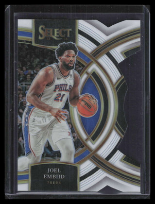 2023-24 Select Prizms White Die-Cut Refractor 197 Joel Embiid 122/149 Premier