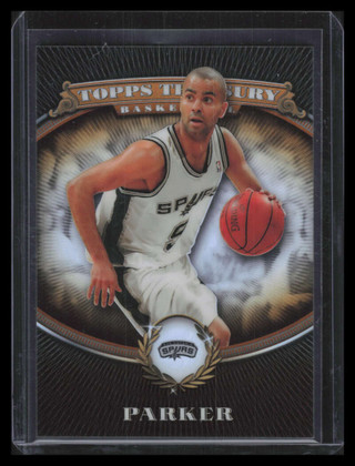 2008-09 Topps Treasury Bronze Refractor 29 Tony Parker 571/999