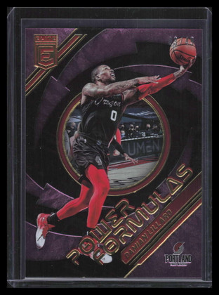 2021-22 Elite Power Formulas Purple 29 Damian Lillard 3/49