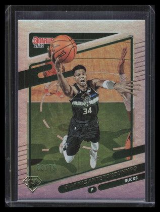 2021-22 Donruss 75th Anniversary 177 Giannis Antetokounmpo 60/75