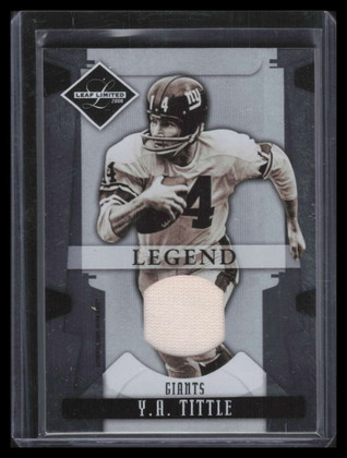 2008 Leaf Limited Threads 199 Y. A. Tittle Jersey 32/100
