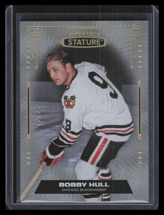 2021-22 Upper Deck Stature Photo Variant 1 Bobby Hull 76/99