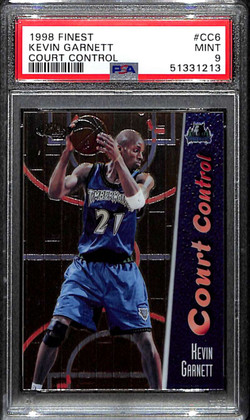 1998-99 Finest Court Control cc6 Kevin Garnett 6/750 PSA 9 MINT