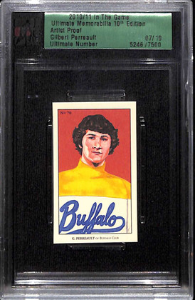 2010-11 ITG Ultimate Memorabilia Artist Proof 70 Gilbert Perreault 7/10