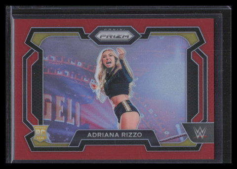 2024 Panini Prizm WWE Prizms Red Refractor 91 Adriana Rizzo 9/299