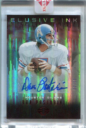 2018 Panini Illusions Elusive Ink Red 28 Steve Bartkowski Auto 1/10