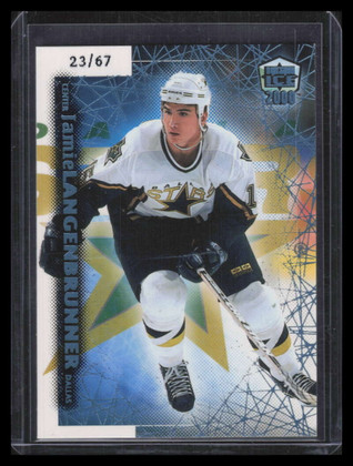 1999-00 Pacific Dynagon Ice Blue 66 Jamie Langenbrunner 23/67