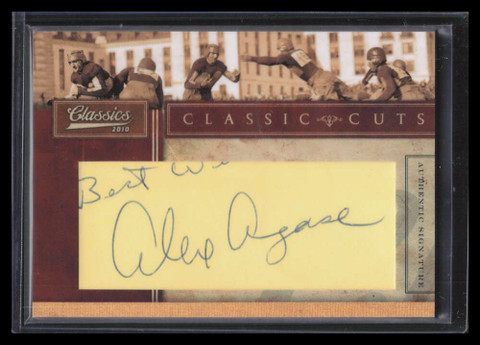 2010 Classics Classic Cuts 2 Alex Agase Cut Auto 4/14
