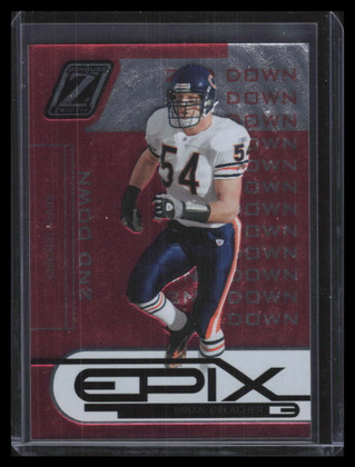 2005 Zenith Epix Red 2nd Down 4 Brian Urlacher 74/150