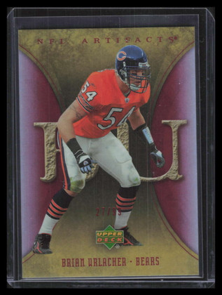 2007 Artifacts Red 19 Brian Urlacher 27/99