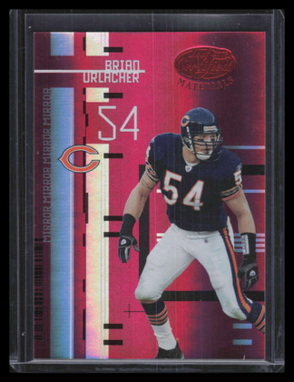 2005 Leaf Certified Materials Mirror Red 21 Brian Urlacher 33/100