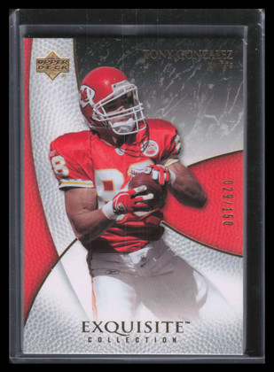 2007 Exquisite Collection 32 Tony Gonzalez 29/150