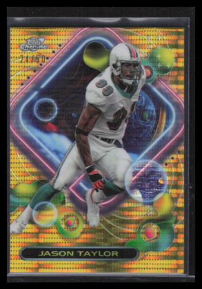 2023 Topps Composite Cosmic Chrome Gold Interstellar Refractor Jason Taylor /50