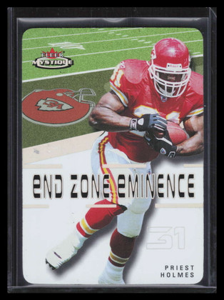 2003 Fleer Mystique End Zone Eminence 1 Priest Holmes 50/100