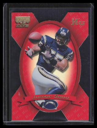1999 Playoff Momentum SSD X's 81 Junior Seau 294/300