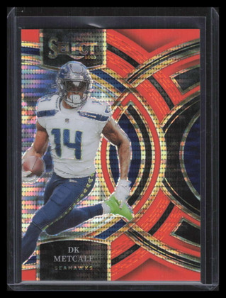 2023 Select Prizm Neon Orange Pulsar Refractor 170 DK Metcalf 4/7 Premier