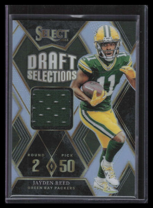2023 Select Draft Selections Memorabilia Prizm Jayden Reed Rookie Jersey 94/99