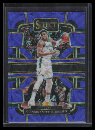 2023-24 Select Prizms Blue Scope Refractor 60 Giannis Antetokounmpo 91/249