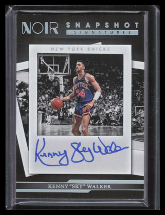 2022-23 Panini Noir Snapshot Signatures 29 Kenny Sky Walker Auto 77/99