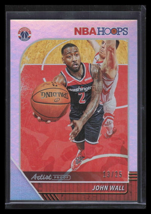2019-20 Hoops Artist Proof 191 John Wall 13/25