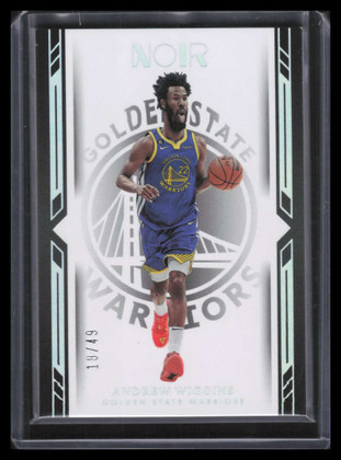 2022-23 Panini Noir Holo Silver 99 Andrew Wiggins I 18/49 Icon Edition