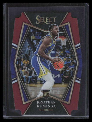 2021-22 Select Prizms Maroon Die Cut 123 Jonathan Kuminga Rookie 23/175 Premier