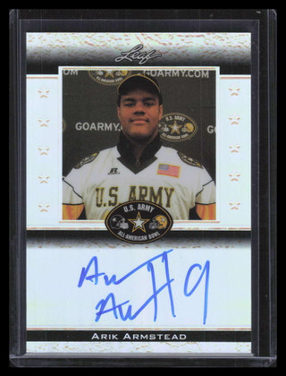 2012 Leaf Metal Army All-American Bowl Prismatic Arik Armstead Rookie Auto 38/50