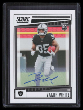 2022 Score Signatures 336 Zamir White Rookie Auto