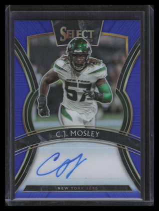 2019 Select Signatures Prizm Blue SPCM C. J. Mosley Auto 33/75