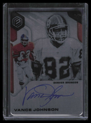 2019 Panini Elements Signatures Steel 66 Vance Johnson Auto 177/199