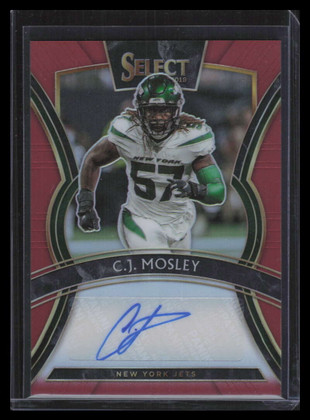 2019 Select Signatures Prizm Maroon SPCM C. J. Mosley Auto 41/49