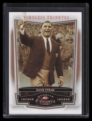 2008 Donruss Classics Timeless Tributes Bronze 110 Hank Stram 77/250