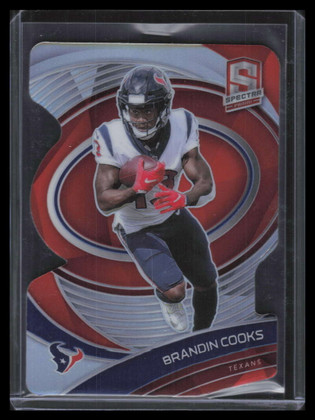 2021 Panini Spectra Neon Orange Die Cut 44 Brandin Cooks 8/10