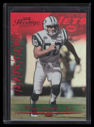 2000 Playoff Prestige Spectrum Red 132 Wayne Chrebet 32/100