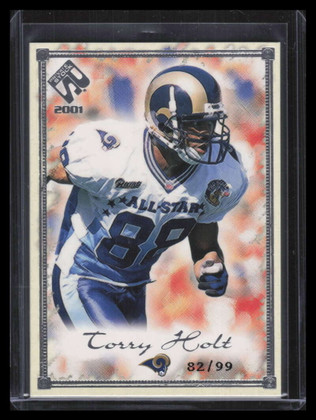 2001 Private Stock Silver Framed 81 Torry Holt 82/99