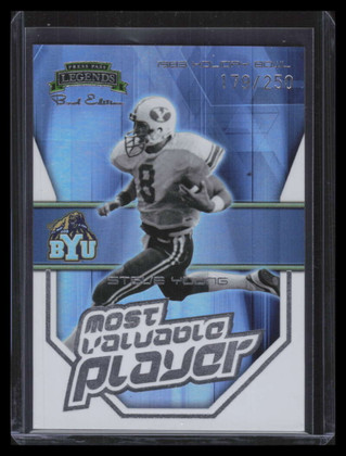 2008 Press Pass Legends Bowl Edition MVP mvp3 Steve Young 179/250